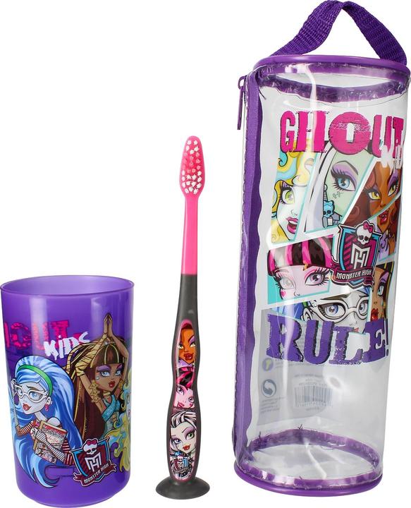 Actual product image Tinokou Monster High toothbrush set (Soft)