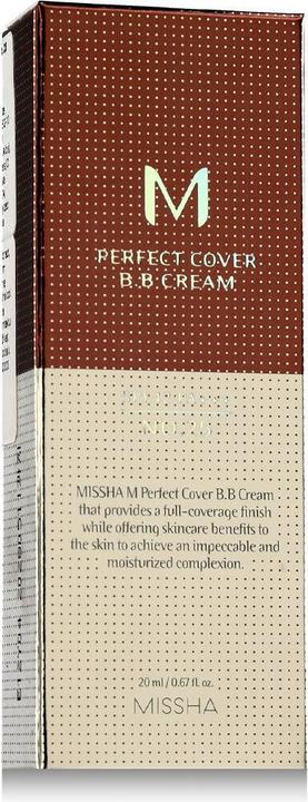 Immagine prodotto Missha Crema Bb Perfect Cover Spf42 25-Beige Caldo 20Ml (Beige Caldo, 20 ml)