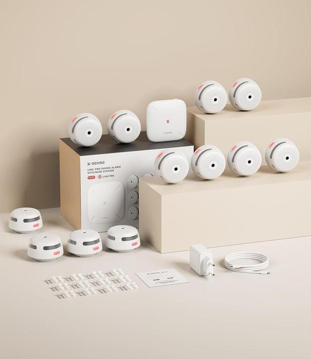 Image du produit X-Sense Smart Rauchmelder-Set mit WLAN-Basisstation