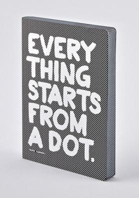 Produktbild Nuuna Graphic L, Everything Starts From A Dot (22 x 16.5 cm, Gepunktet, Weicher Einband)