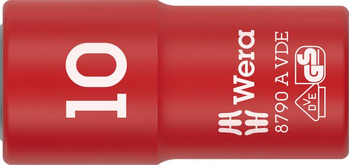 Produktbild Wera 8790 A VDE Zyklop Steckschlüsseleinsatz 1/4, 10mm (10  mm)