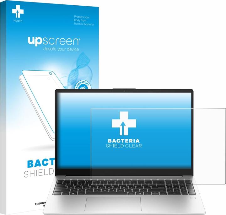 upscreen Schutzfolie für HP 255R G10 15.6" Displayschutz Displayschutzfolie Folie Klar antibakteriell (15.60", 16:9)