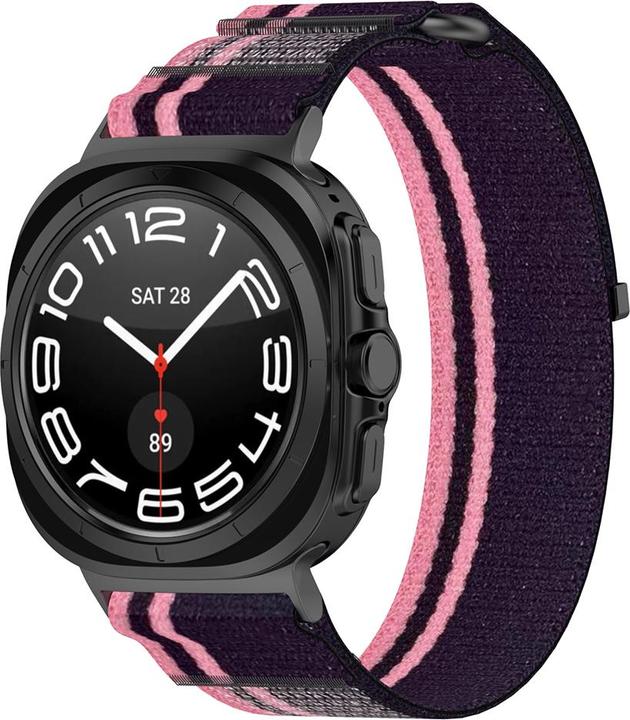 Produktbild Techsuit - Watchband (W054) - Samsung Galaxy Watch Ultra 47mm - Pink / Black (Galaxy Watch Ultra)