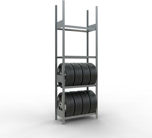 Actual product image Schulte Lagertechnik Wheels basic rack MULTIplus150