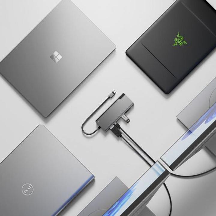 Actual product image Alogic ULDPLSV2-SGR (USB-C, 8 ports)