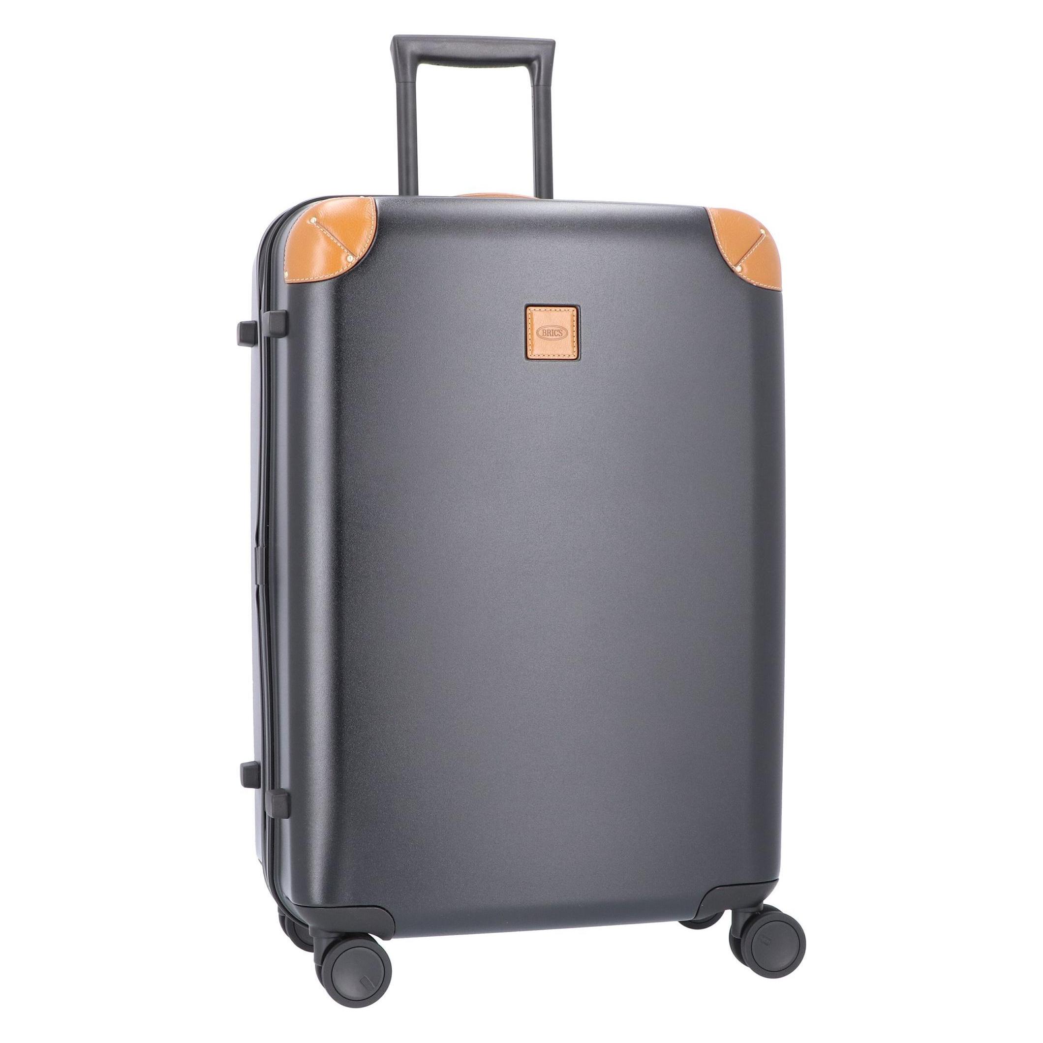 Brics, Koffer, Amalfi 4-Rollen Trolley 70 Cm, Schwarz, (82 l)