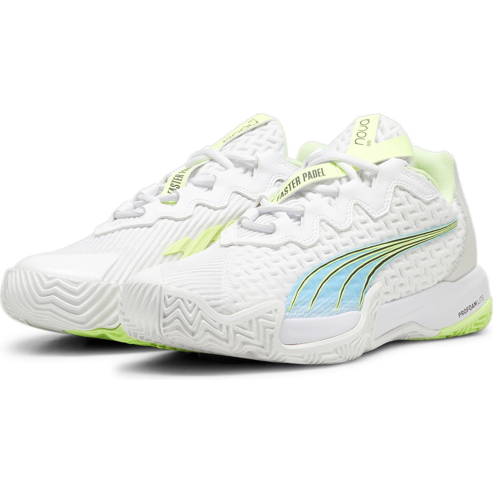 Puma, Unisex, Tennisschuhe, NOVA Elite (39), Weiss