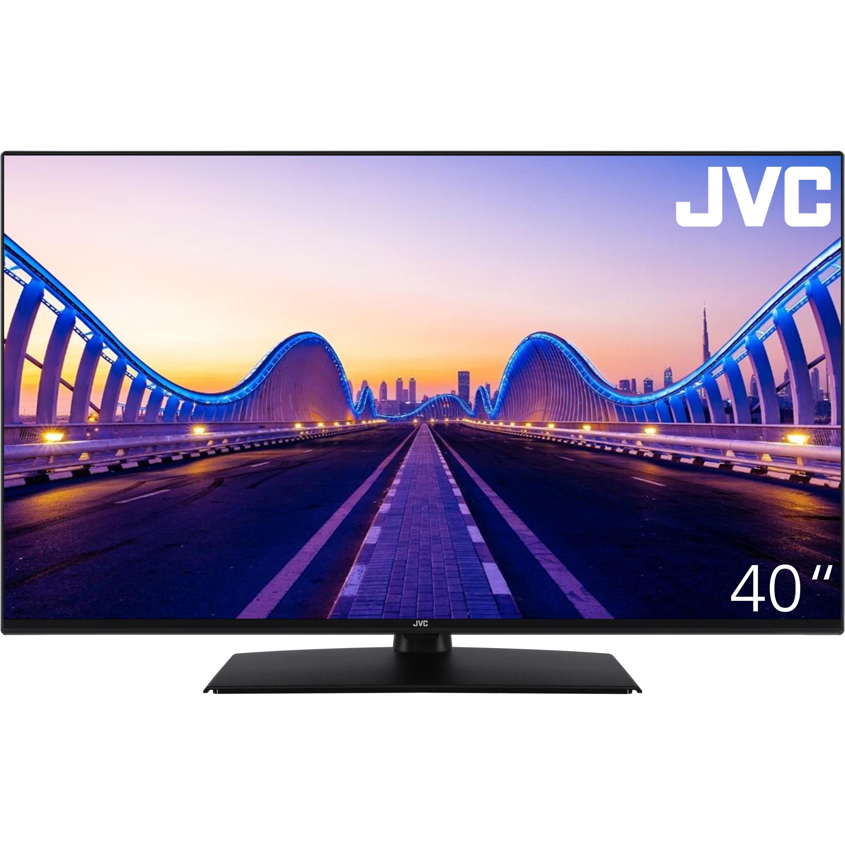 JVC 40 Zoll Fernseher LT-40VF4455 - Full HD Fernseher mit 102 cm Bildschirmdiagonale & Triple-Tuner (40", LED, Full HD), TV, Nero
