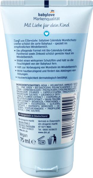 Image du produit dm babylove Crème de protection des plaies sensitive au calendula