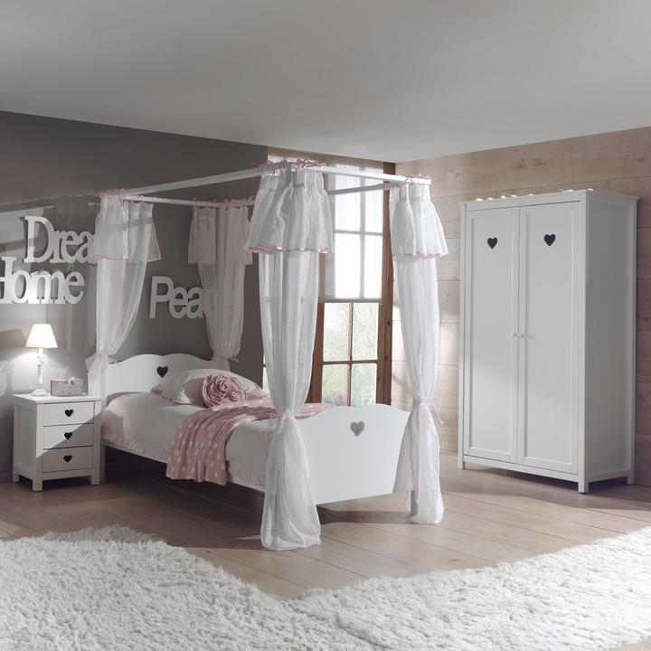 Produktbild Vipack Himmelbett Amori 4-teilig Set (90 x 200 cm)