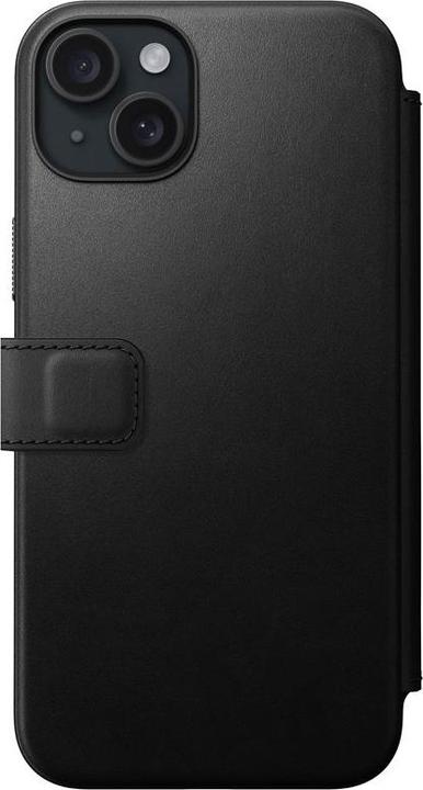 Produktbild Nomad Modernes Leder Folio Case für iPhone 15 Plus 6,7" Schwarz (Apple iPhone 15 Plus)