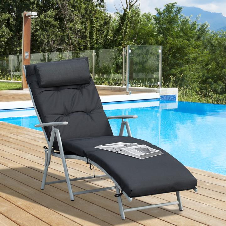 Actual product image Outsunny Sun lounger (180 cm)