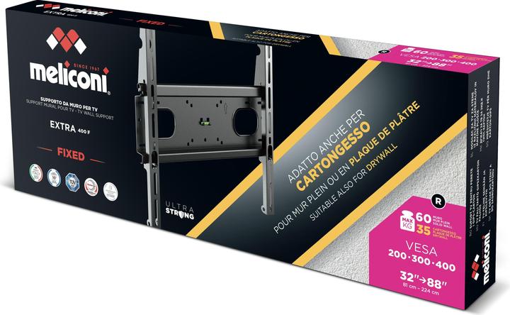 Image du produit Meliconi Support mural pour TV Vesa (Mur, 60 kg, 32" - 88")