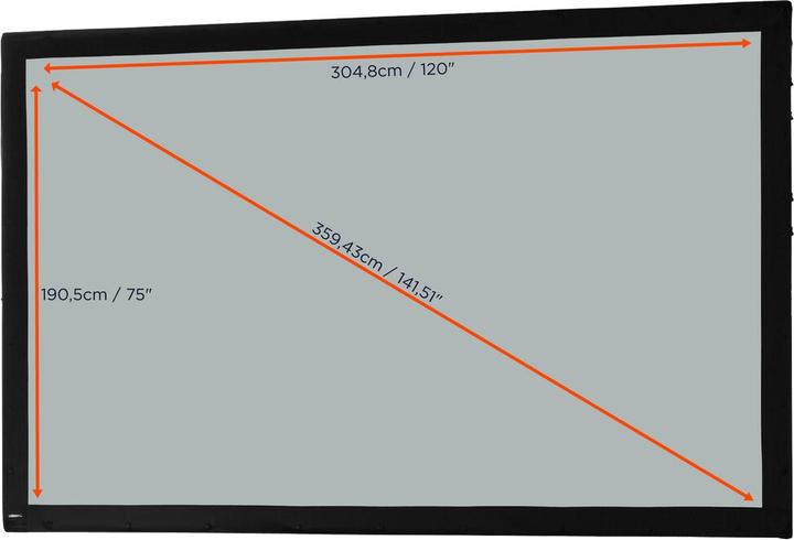 Produktbild Celexon Mobile Expert Business Format - Projektionsfläche - hinten - 359 cm (141") (141.34", 16:10)