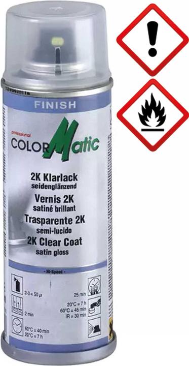 Actual product image Dupli-Color colormatic 2k clear lacquer silk gloss 200ml