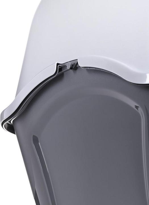 Actual product image Diamentiq kuweta BAILA jasnoszary/ciemnoszary - kuweta dla kota (Cat litter tray open)