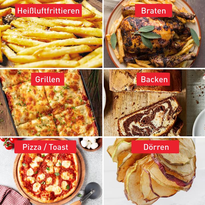 Immagine prodotto Tefal Friggitrice ad aria calda multifunzione Easy Fry (FW6058), nero