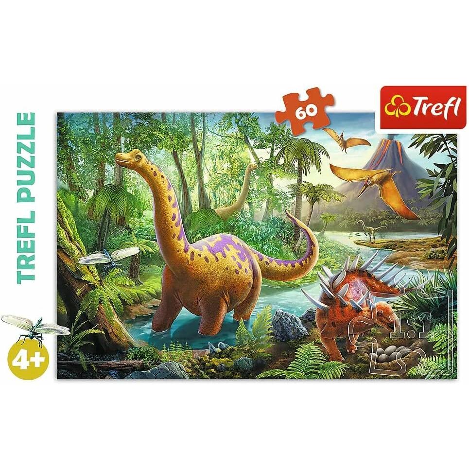 Thumbnail - Trefl 5900511173192 Puzzle Puzzlespiel (e) Dinosaurier (60 Teile)