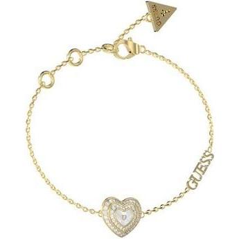 Guess, Armschmuck, Beautiful gold-plated bracelet with Amami zircons JUBB04027JWYGWH - Length: 21 cm, (21 cm)