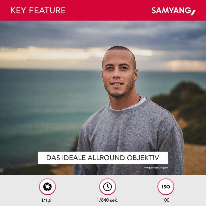 Actual product image Wiltec Samyang (Sony E, APS-C / DX, full size)