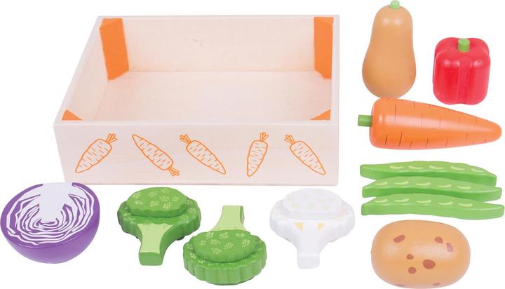 Produktbild Bigjigs Holzkiste mit Gemüse