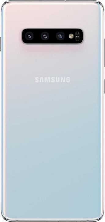 Actual product image Samsung Galaxy S10+ (128 GB, Prism White, 6.40", Hybrid Dual SIM, 4G)