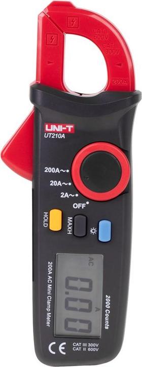 Uni-T Pince ampèremétrique 200A AC modèle UT210A