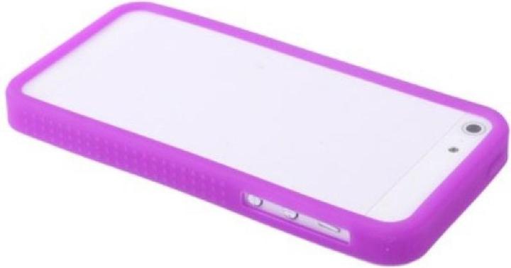 Actual product image König Design Protective Cover Silicone Bumper for Mobile iPhone 5 & 5s Purple (Apple iPhone 5)