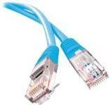 Immagine prodotto Exertis Connect Cavo patch F/UTP, CAT.5e, blu, 1,0 m Cavo patch con protezione da piegatura particolarmente stretta (F/UTP, CAT5e, 1 m)