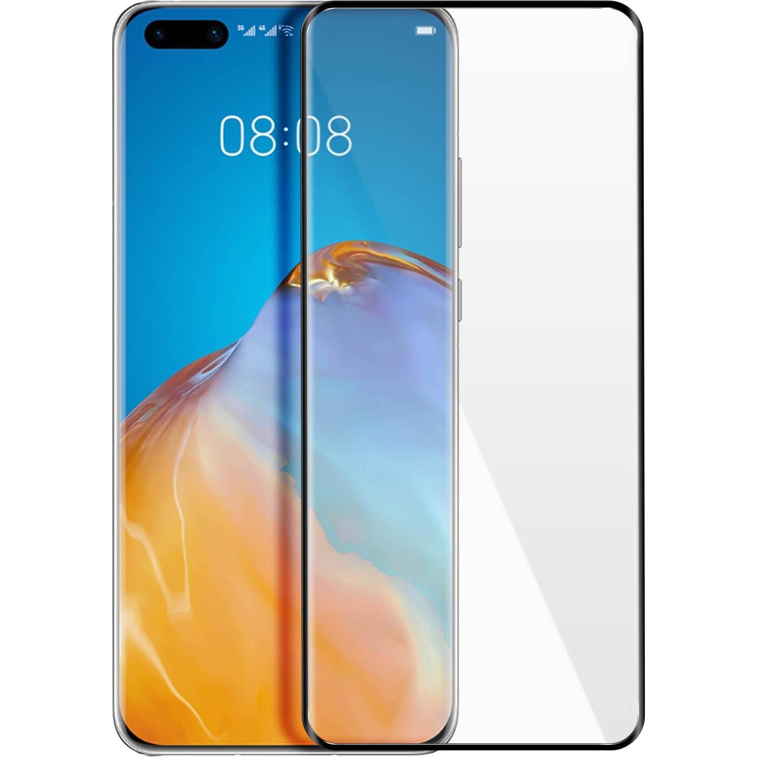 Avizar Displayschutzfolie, Case friendly Schutz (1 Stück, Huawei P40 Pro+), Smartphone Schutzfolie, Schwarz