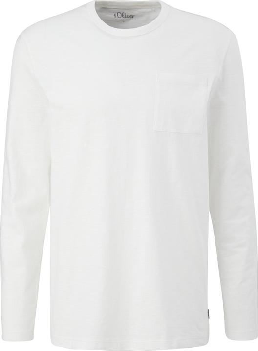 Produktbild s.Oliver T-Shirt Longsleeve mit Flammgarnstruktur (3XL)