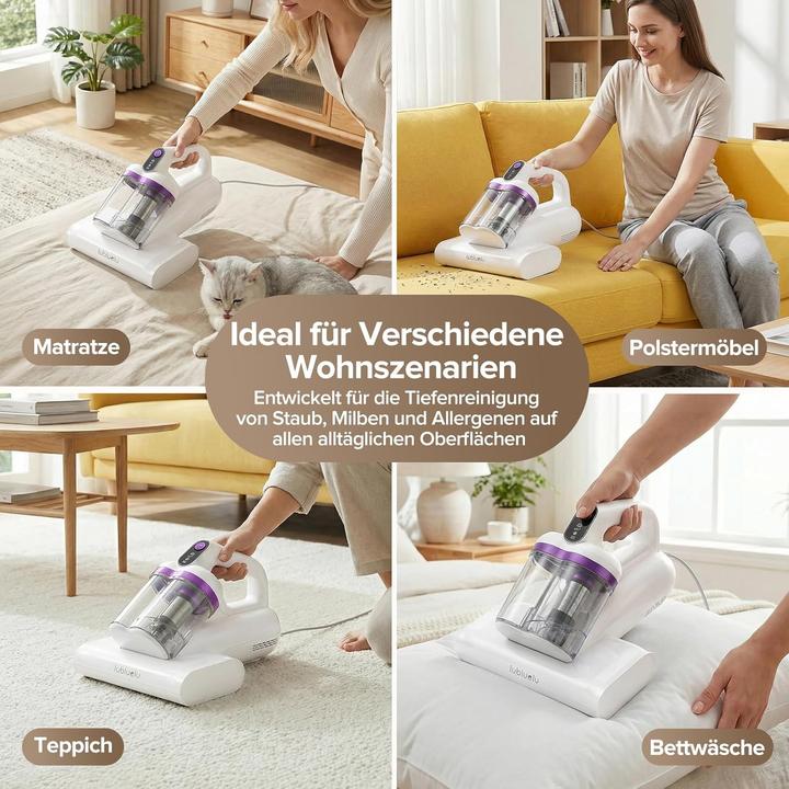 Produktbild Lubluelu Milbensauger 3in1 für Matratzen und Textilien