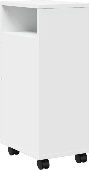 Actual product image vidaXL Narrow bathroom cabinet with castors