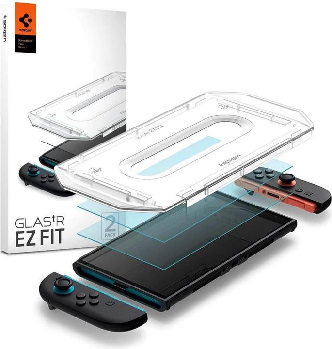 Actual product image Spigen Glas.tR EZ Fit (Switch 2)