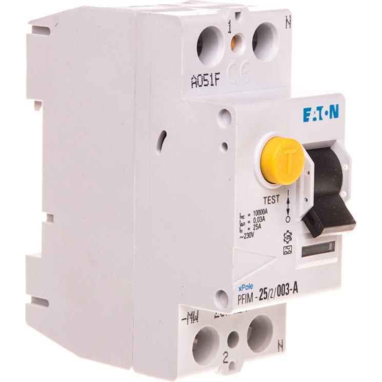Eaton, Schutzschalter, RCCB 25A 30mA 2P Type A