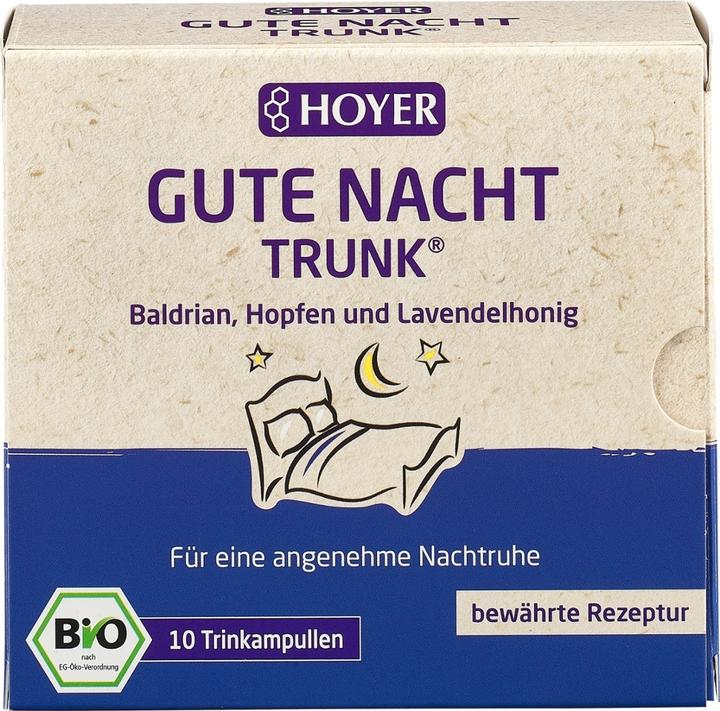 Produktbild Hoyer Gute Nacht-Trunk (10 Stk., Ampulle, 253 g)