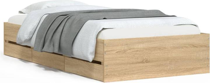 Image du produit VidaXL Cadre de lit avec tiroirs (75 x 190 cm)