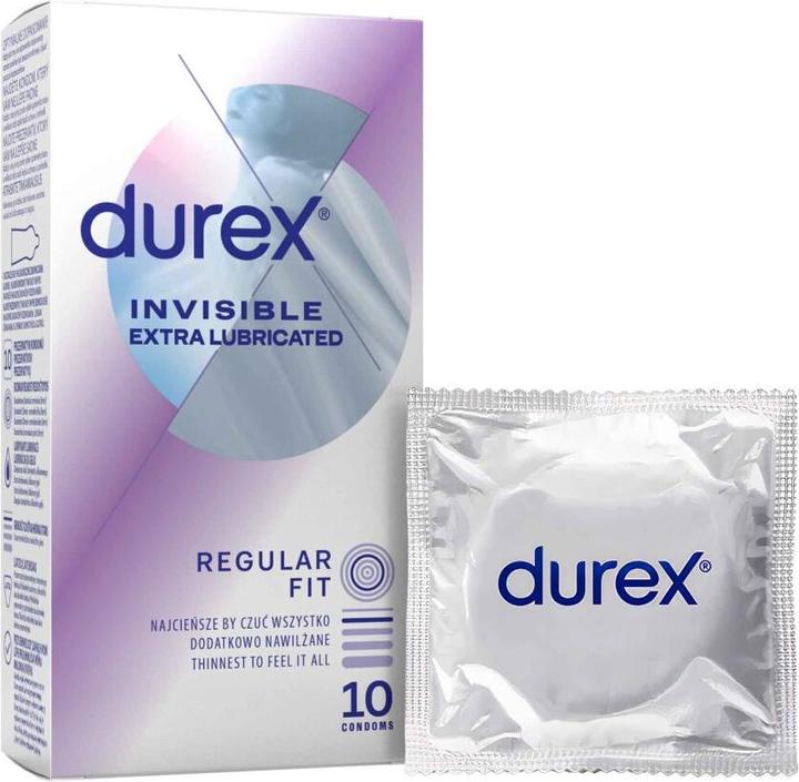 Actual product image Durex Invisible Extra Lubricated (10 pcs.)