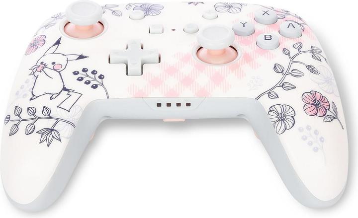 Actual product image PowerA Enhanced Wireless Controller Pikachu Garden (Switch OLED, Switch Lite, Switch)