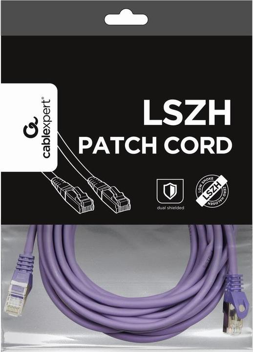 Produktbild Cablexpert PP6A-LSZHCU-V-5M (S/FTP, CAT6a, 5 m)
