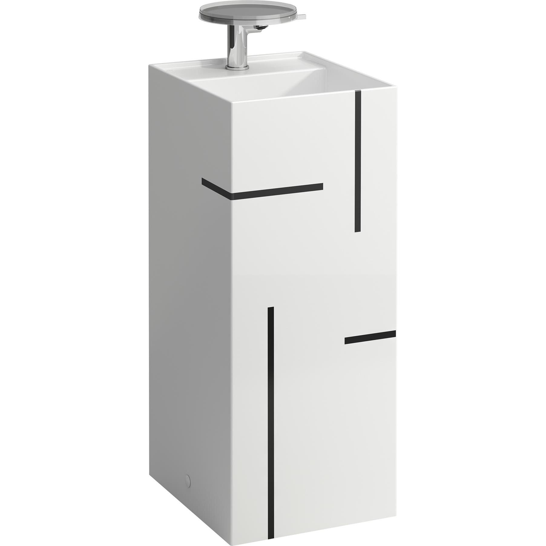 Laufen, Waschbecken, Waschtisch KARTELL 375x435x900mm frst o ÜL 1 HL m Dek Linie (435 mm, 375 mm)