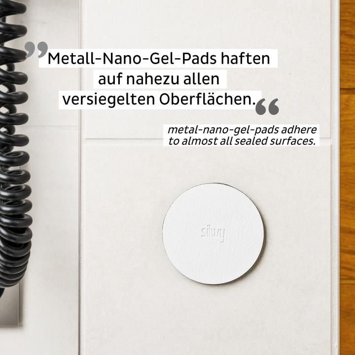Produktbild Silwy Metall-Nano-Gel-Pads, 4er-Set, 6.5 cm (4 x)