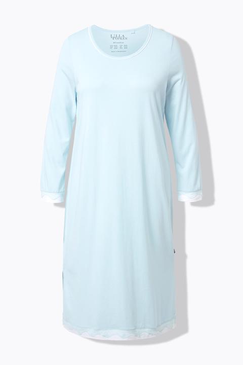 Produktbild Ulla Popken Nachthemd, Spitze, oversized, Rundhals, Langarm (62)