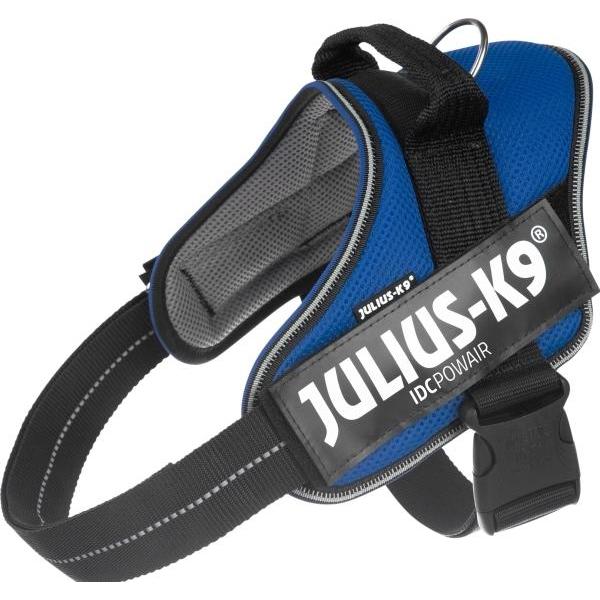 Julius-K9 K9 Idc Powair Geschirr Blau Gr (L, Hund, Allgemein), Halsband + Leine