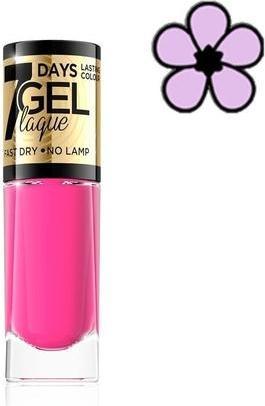 Eveline Gel Laque 7 Days Nail Polish 8ml No.48 - Schnell trocknend, keine UV/LED Lampe, Vegan (Nr. 48, UV-Gel Lack)