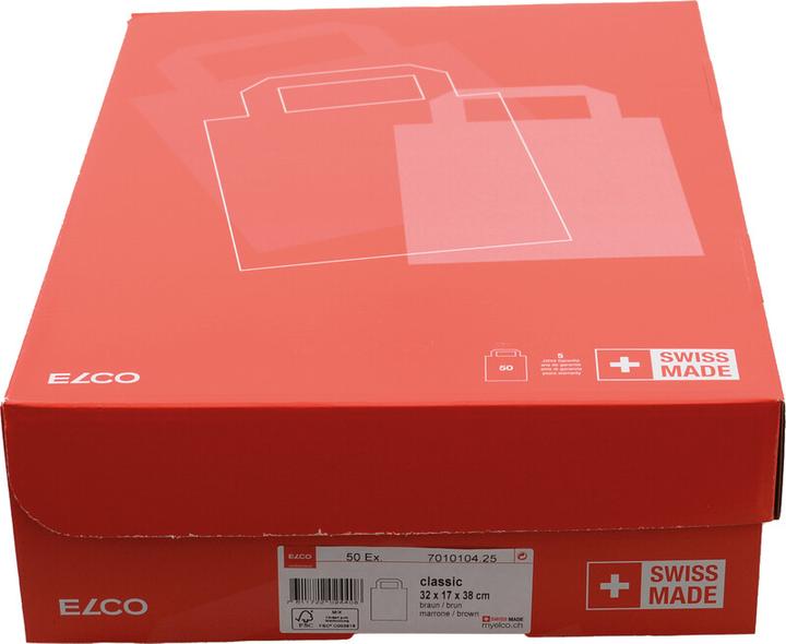 Image du produit Elco Sacs en papier avec anse plate (Pochette cadeau, 50 x)