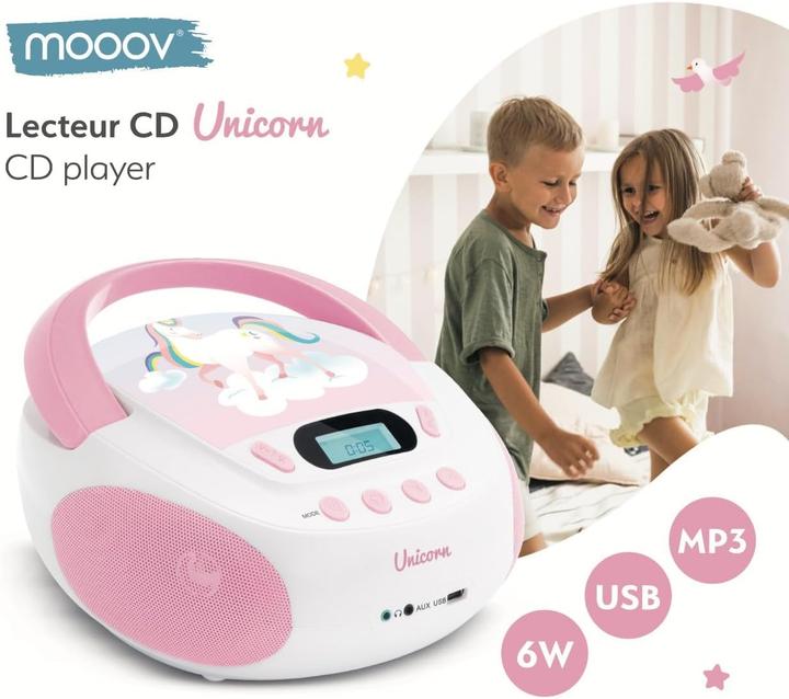 Immagine prodotto Mooov Unicorn CD-Player für Kinder