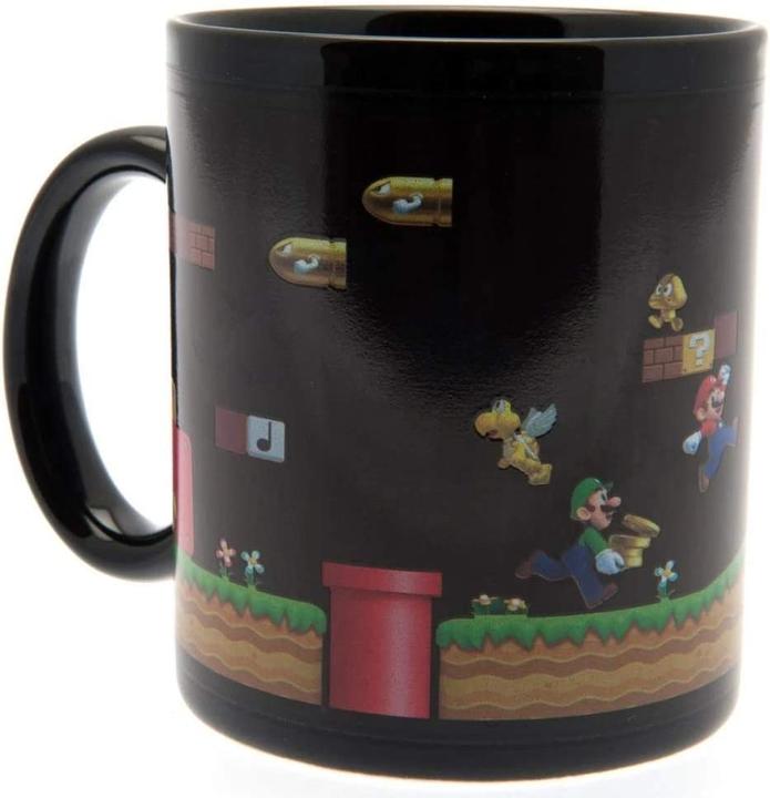 Actual product image Pyramid Tazza Super Mario Bros : Gold Coin Rush Heat Change (295 ml, 1 x)