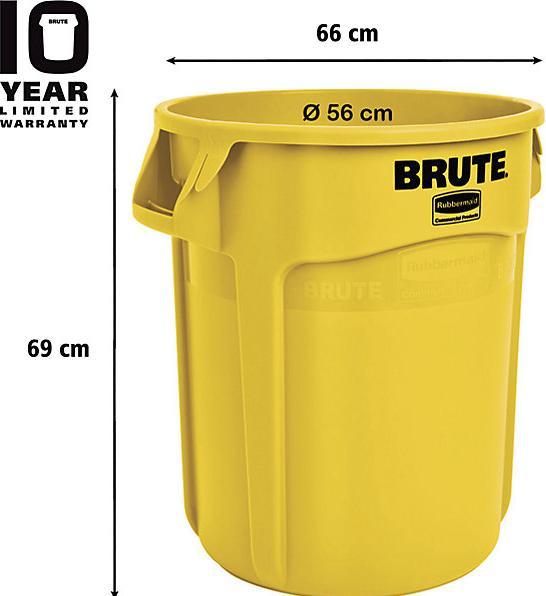 Produktbild Rubbermaid Universalcontainer, rund (121 l)