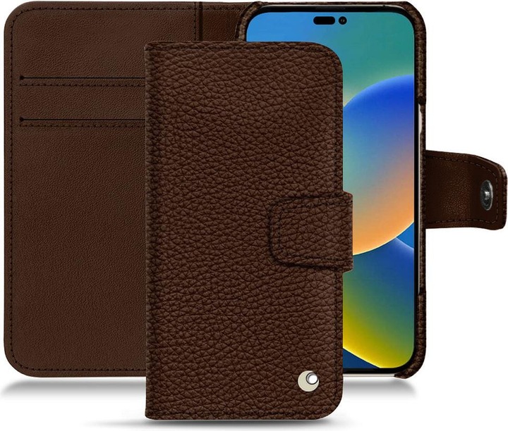 Actual product image Noreve Leather wallet with horizontal flap (Apple iPhone 14)
